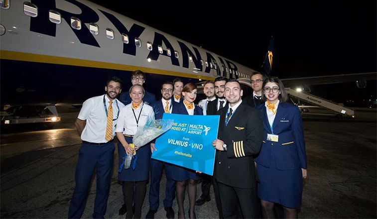 Ryanair inaugurates 42 airport connections