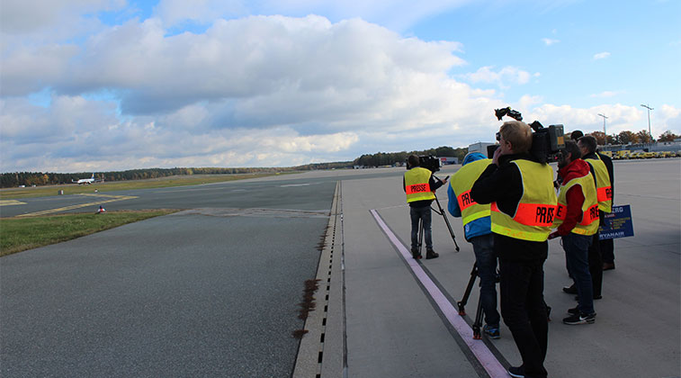 anna.aero joins Nuremberg Airport to celebrate Ryanair’s base opening