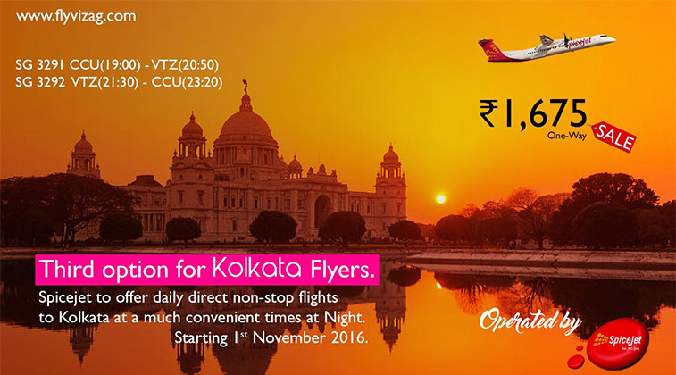 SpiceJet starts fourth new route from Kolkata since October