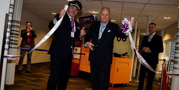 To celebrate the arrival of its latest carrier, WOW air, Stockholm Arlanda heralded its arrival with a ribbon cutting ceremony. Launched on 17 November, the LCC will link the Swedish capital airport to Reykjavik/Keflavik four times weekly on its A320s. 