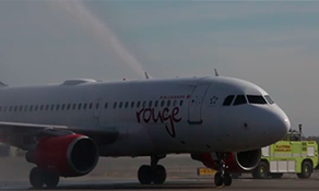 Air Canada Rouge premiers second service in Palm Springs
