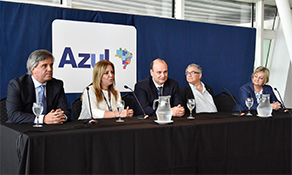 Azul Airlines arrives in Punta del Este
