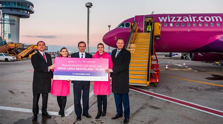 Wizz Air Bratislava to Kiev