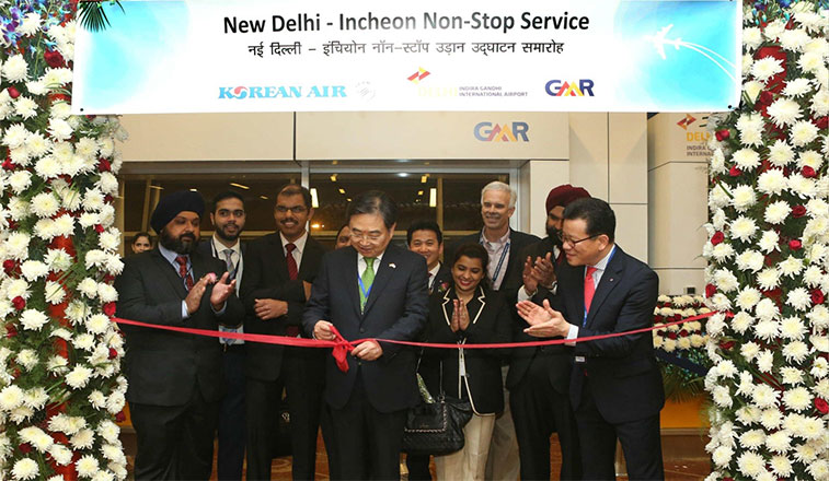 Korean Air delivers new Delhi route from Seoul