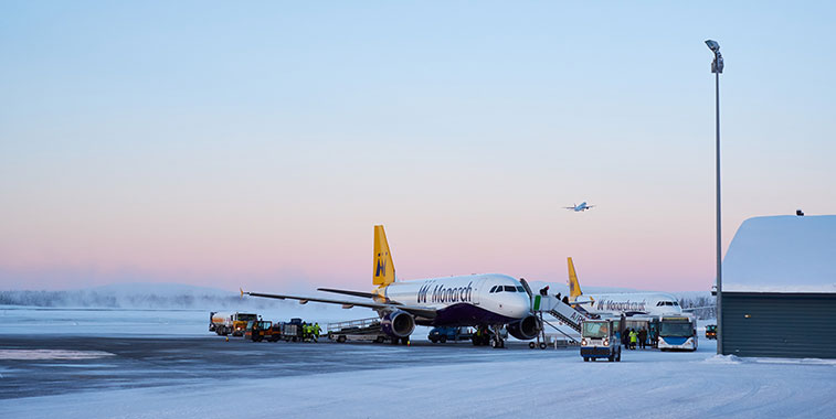 Brrrrrrrrrrr! Its looks chilly in Lapland...but that is kind of the point why Monarch Airines has started 
