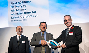 Air Astana takes delivery of its first A320neo while Boeing further strengthens its lead in the 2016 delivery race