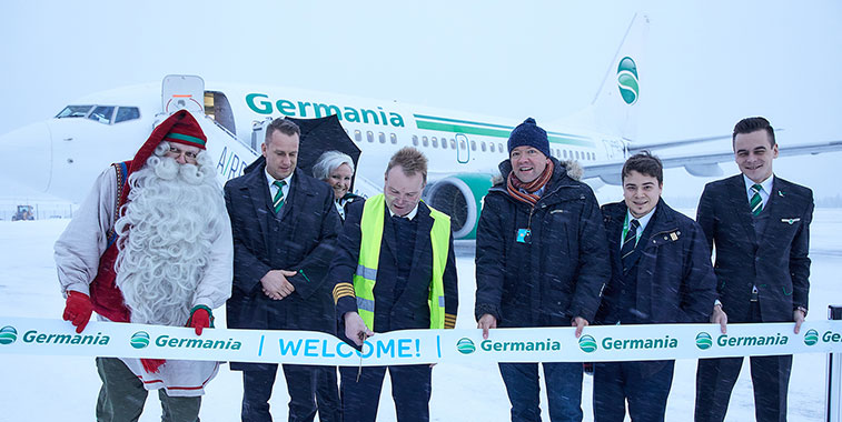 Germania starts flights from Berlin to Rovaniemi