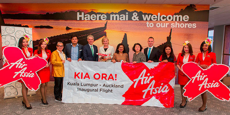 AirAsia X launches Auckland service in 2016