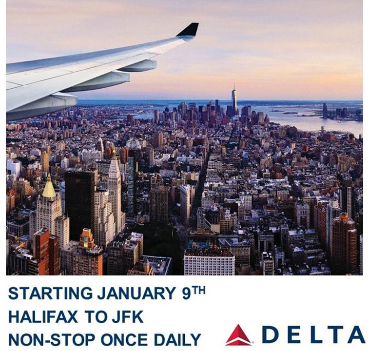 Delta Air Lines resumes JFK to Halifax service