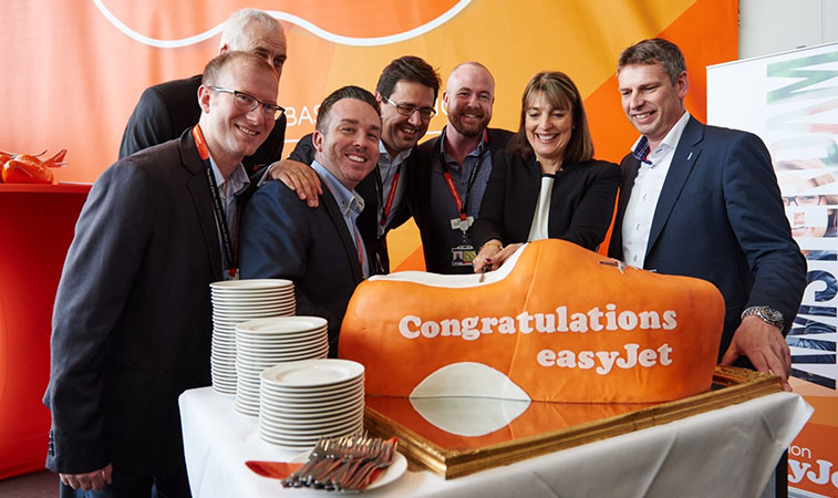 easyJet opened Amsterdam base in March 2015