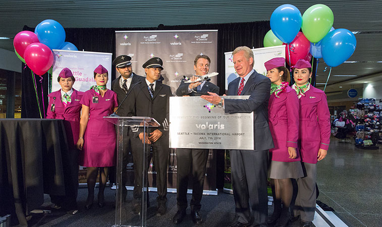Volaris launches service to Seattle in July 2016