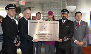 Volaris grows by 25% in 2016; fleet of 69 aircraft flies over 15 million passengers; three million on international (mainly US) services