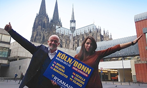 Ryanair announces six new routes from Cologne Bonn to destinations in the UK, Italy, Spain and Lithuania