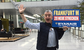 Ryanair confirms Frankfurt expansion with 20 new routes and five 737s for W17/18, adding to existing four routes and two aircraft promised