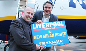 Liverpool Airport to welcome Ryanair flights from Milan Malpensa