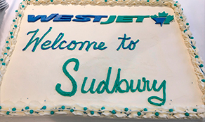 WestJet Encore is welcomed to Sudbury