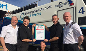 Birmingham Airport's festivities for fifth FTWA victory