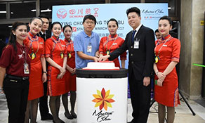 Sichuan Airlines launches 32nd international route; #1 to Philippines