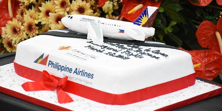 Philippine Airlines Cebu routes cake