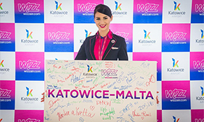 Wizz Air premiers sixth aircraft in Katowice