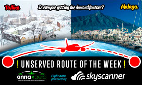 Tallinn-Malaga is "Skyscanner Unserved Route of the Week" ‒ nearly 155,000 searches; Ryanair's next Nordic newcomer?