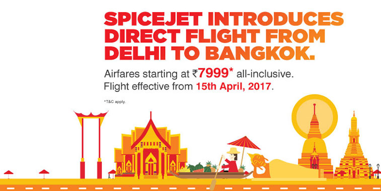 SpiceJet launches Delhi to Bangkok route
