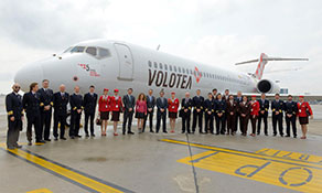 Volotea celebrates five years of flying; fleet of 28 aircraft expected to carry 4.3 million passengers on over 240 routes in 2017