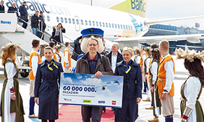 Riga Airport welcomes its 60 millionth passenger