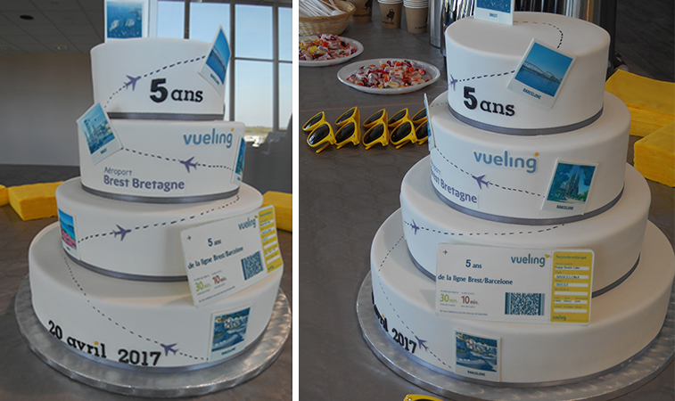 Vueling Brest five-year anniversary