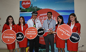 Philippines AirAsia is #3 carrier in the Philippines; now operating 30 routes across 20 airports with a fleet of 16 180-seat A320s