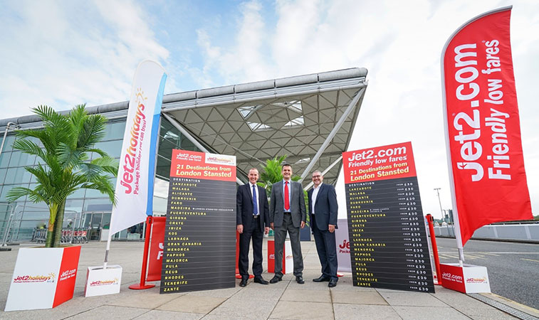 Jet2.com grows in Spain from London Stansted