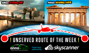 Bilbao-Athens is "Skyscanner Unserved Route of the Week" ‒ over 110,000 searches; Vueling's next Basque boost??