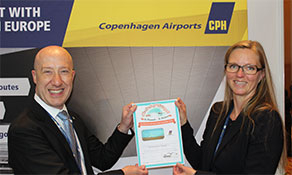 Copenhagen Airport receives its Arch of Triumph certificate at KL Slots