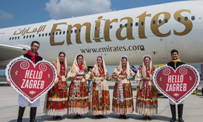 Emirates zooms into Zagreb