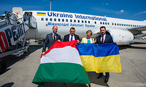 Ukraine International Airlines begins Budapest
