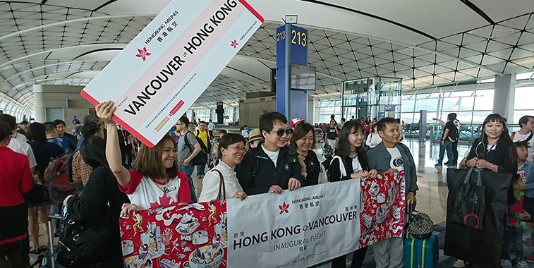 Hong Kong Airlines launches Vancouver service