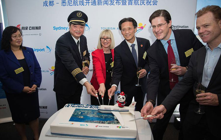 Air China links Chengdu and Sydney