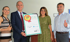 Sofia Airport celebrates Euro ANNIES award victory while Cork displays its Route of the Week award