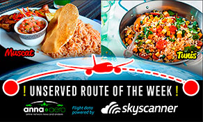 Muscat-Tunis is "Skyscanner Unserved Route of the Week" ‒ nearly 30,000 searches; Oman Air's next African addition??