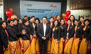 Air India starts Swedish services on Indian Independence Day