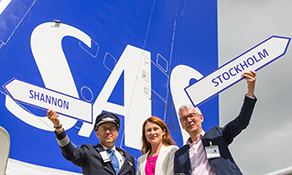 SAS shimmies from Stockholm to Shannon