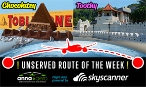 Zurich-Colombo is "Skyscanner Unserved Route of the Week" ‒ nearly 250,000 searches; SWISS' next Asian route after four-year gap??