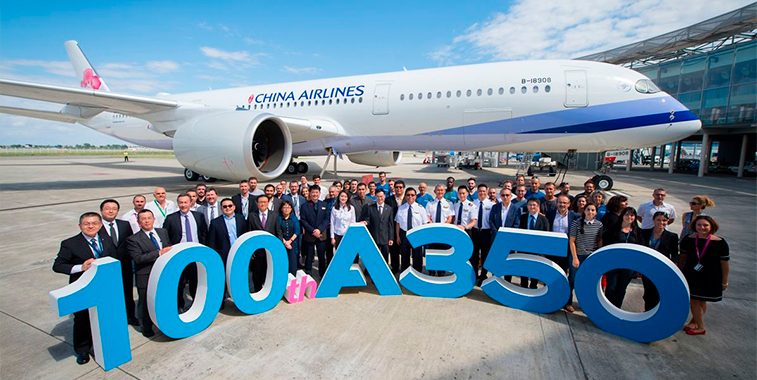 Airbus China Airlines 100 A350