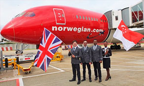 Norwegian marks first UK-Asia route with London Gatwick celebration