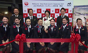 Japan Airlines makes it to Melbourne