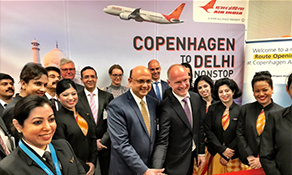 Air India debuts in Denmark