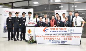 China Eastern Airlines connects Shanghai Pudong to Cebu