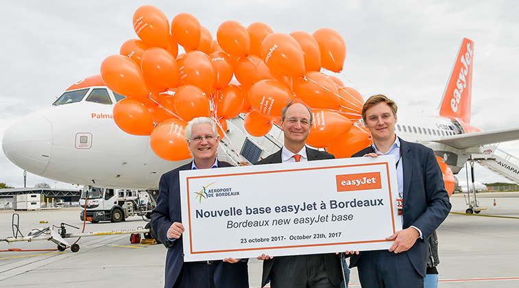 easyJet announces new Bordeaux base
