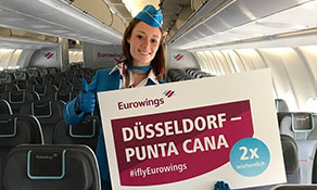 Eurowings starts three routes from three bases