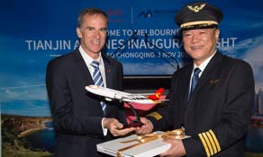 Tianjin Airlines opens first route to Australia